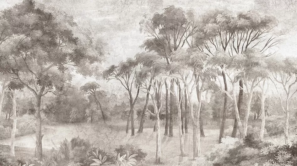 ManosqueGrisaille décor vieilli et patiné - Ananbô