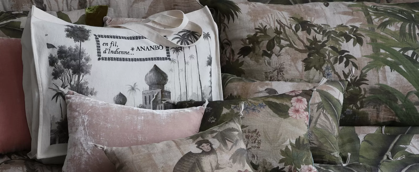 Ananbô x En Fil d’Indienne, créateurs de textiles poétiques