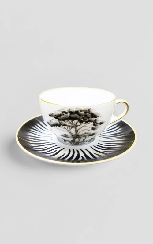 Tasse à thé Aqua noire