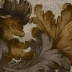 Acanthe golden ochre frieze