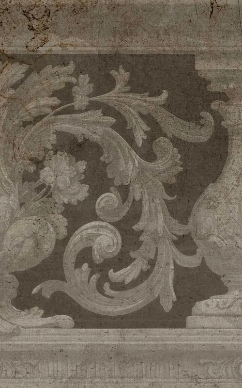 Palazzo burnt umber dado panel