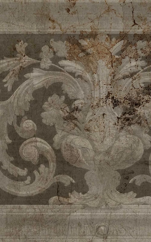 Palazzo burnt umber dado panel