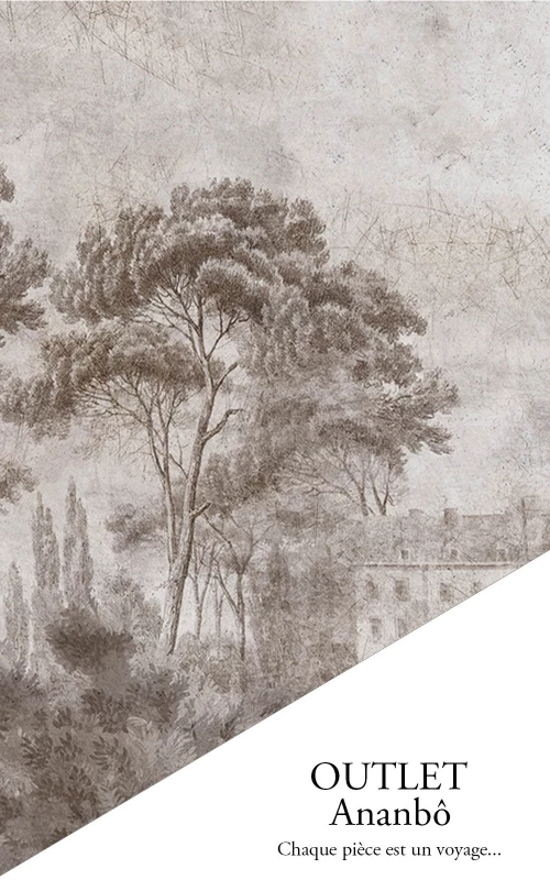 La bastide d'Angèle grisaille sépia patiné