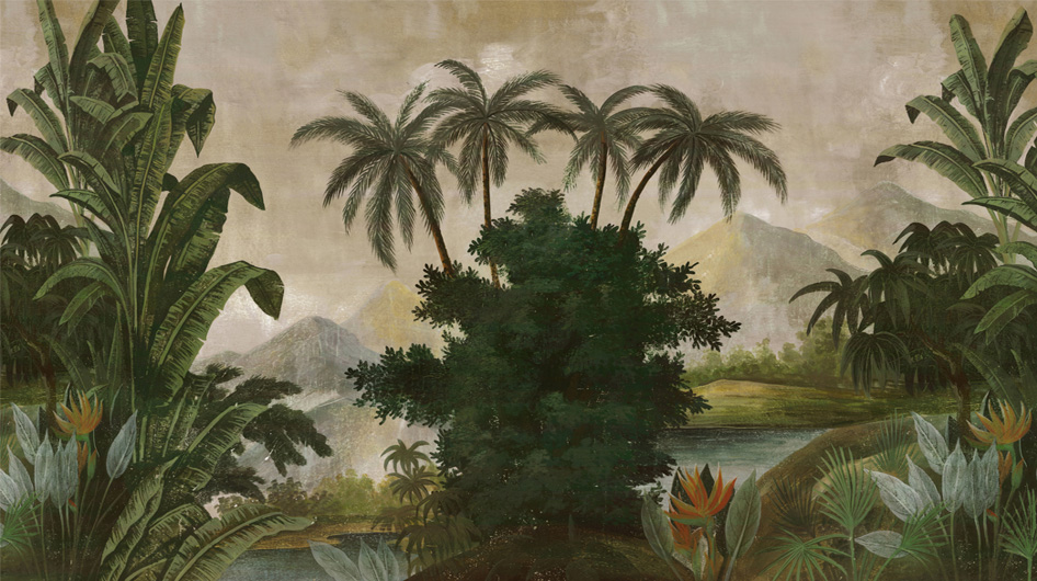 Papier peint panoramique Tana Couleur - Ananbô