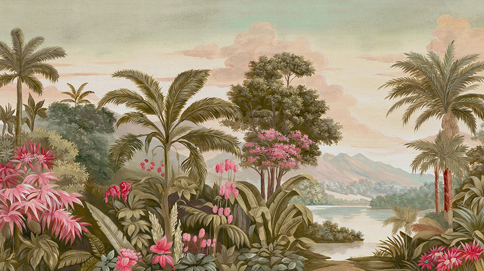 Papier peint panoramique Les Îles du Roi Georges Couleur - Ananbô